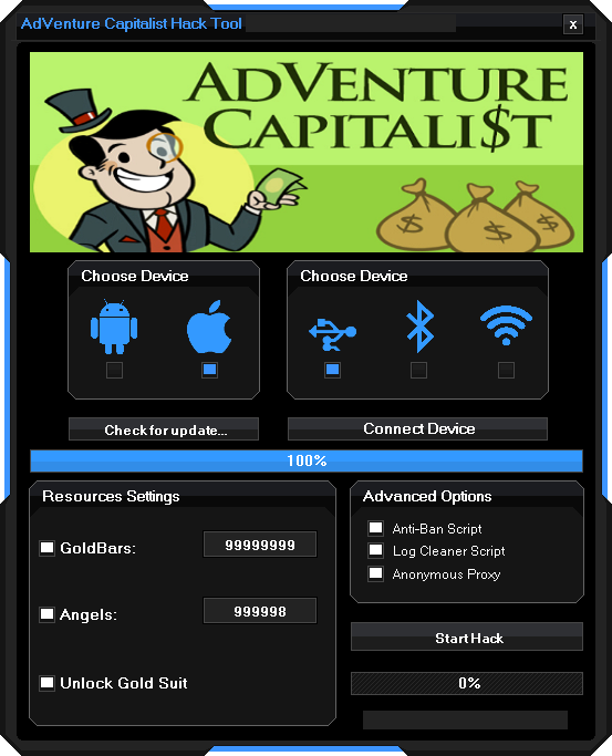 adventure capitalist hacked